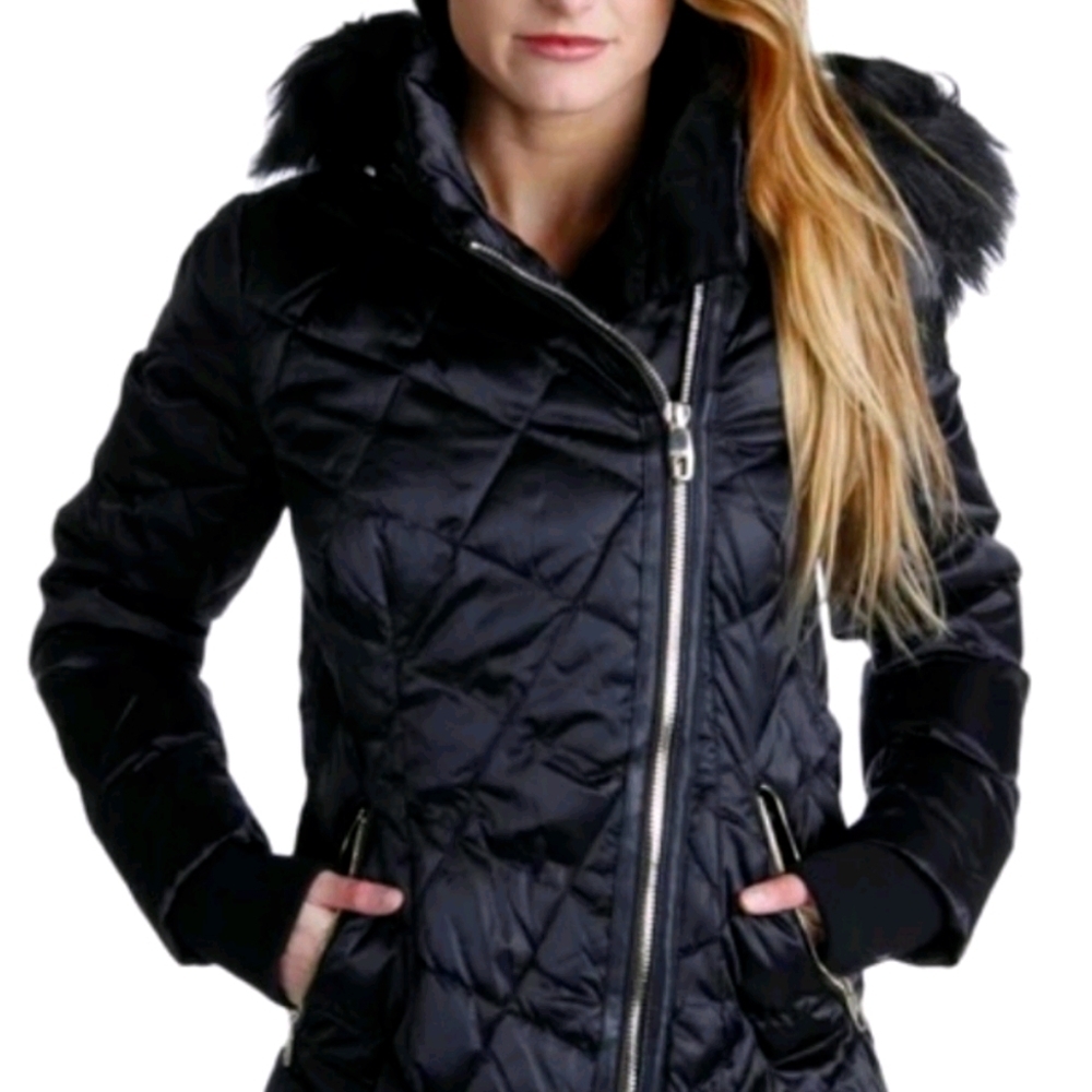 Steve Madden Womens M Quilted Lined Jacket NEW